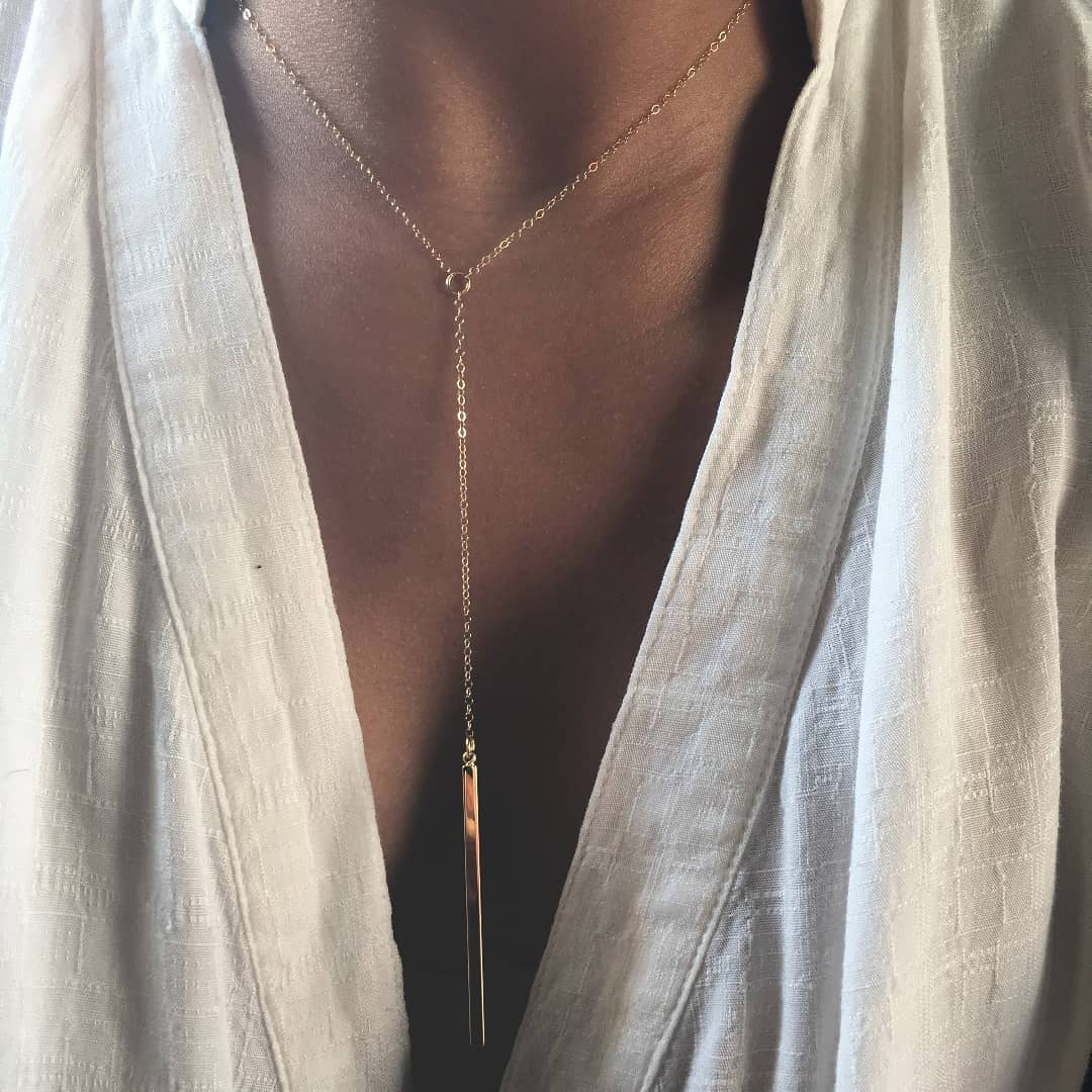 Bar Y Necklace
