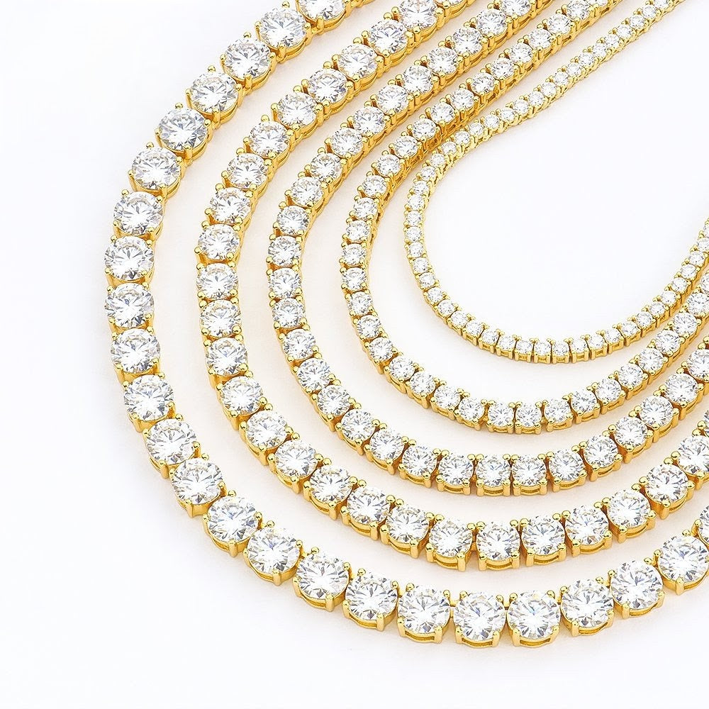 Moissanite Tennis Necklace