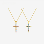 Midi Cross Pendant Necklace