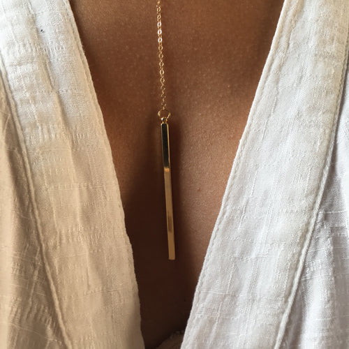 Bar Y Necklace