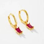 Eternal Crystal Huggie Hoop Earrings