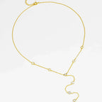 Shiny Dots Station Y Necklace