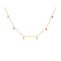Oval Rain Station Necklace