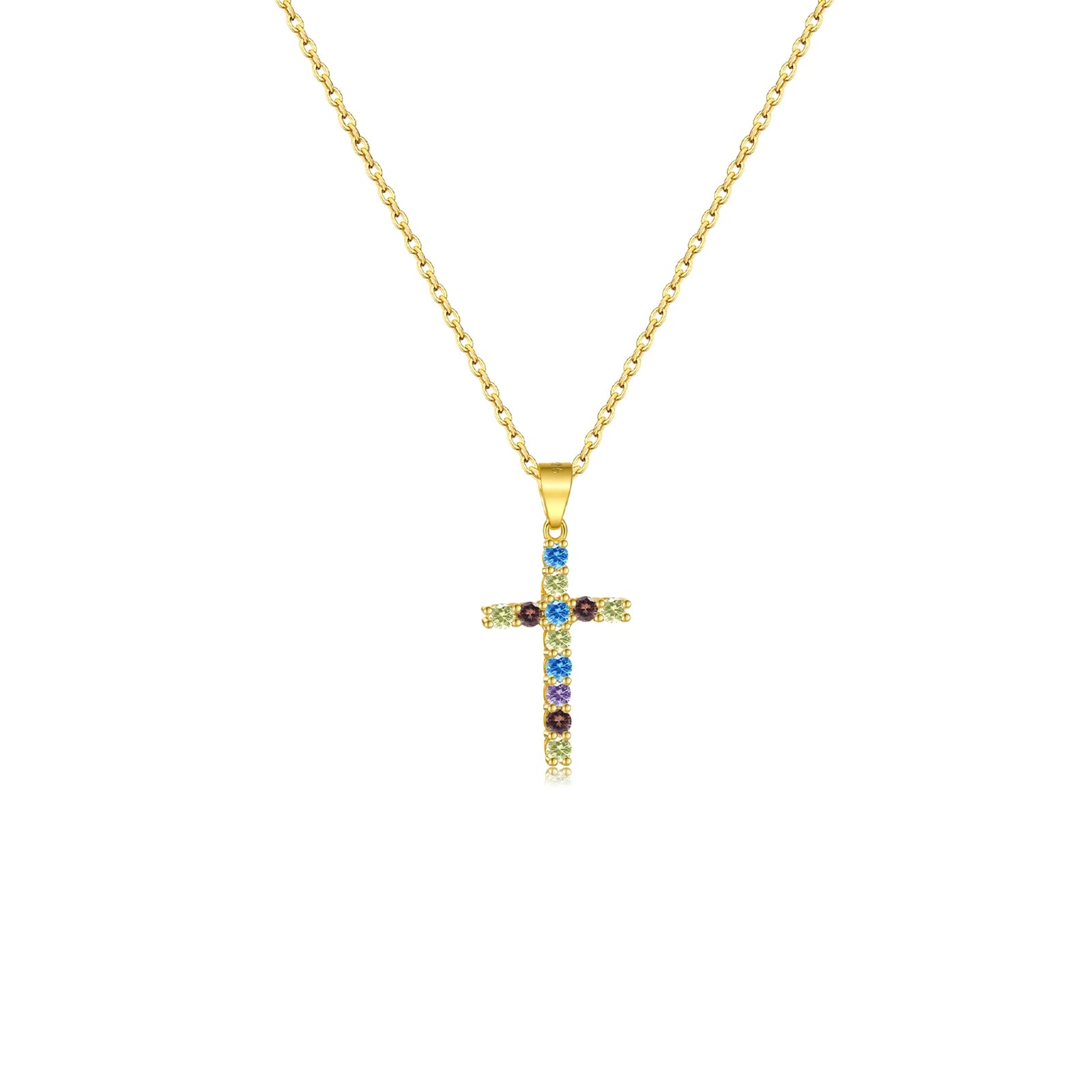 Midi Cross Pendant Necklace