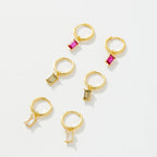 Eternal Crystal Huggie Hoop Earrings