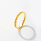 Striped Band Stacking Ring