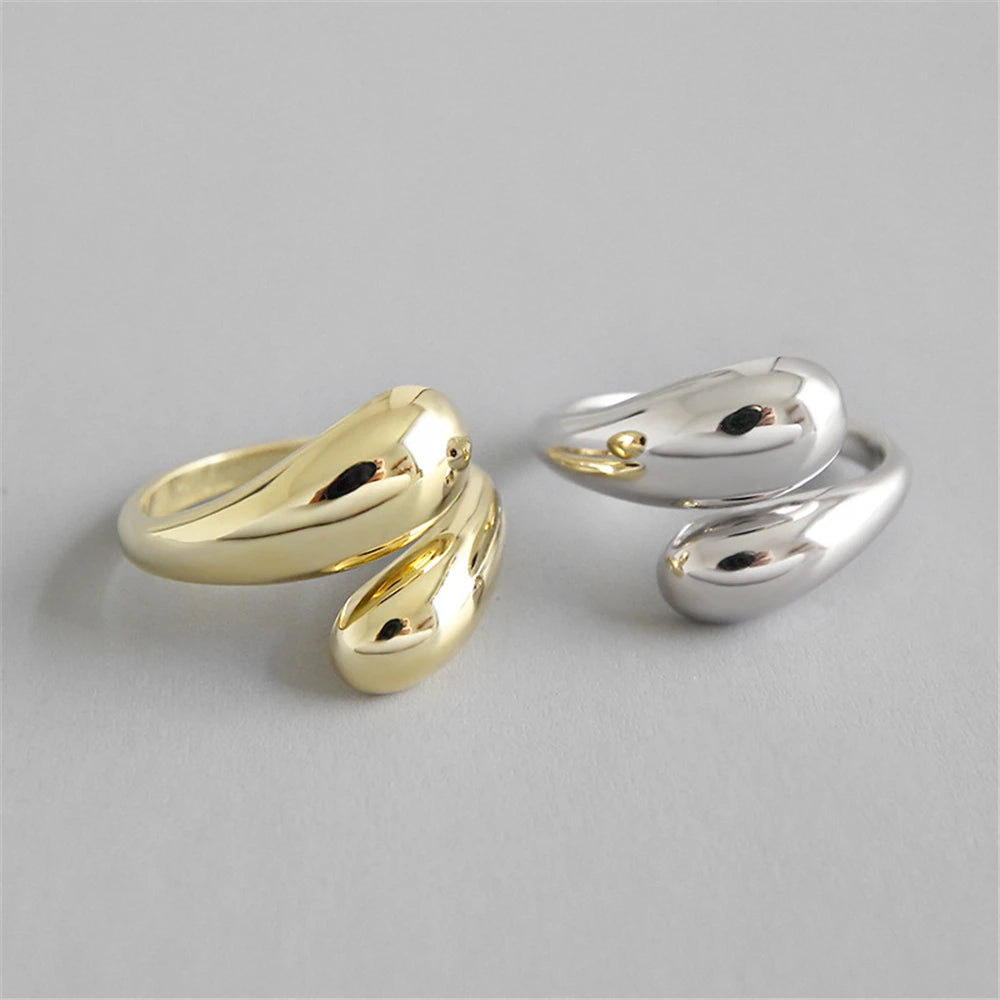 Overlapped Adjustable Statement Ring
