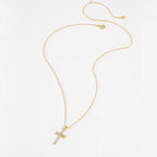 Midi Cross Pendant Necklace