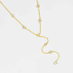 Shiny Dots Station Y Necklace