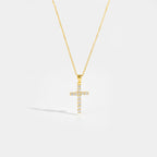 Midi Cross Pendant Necklace