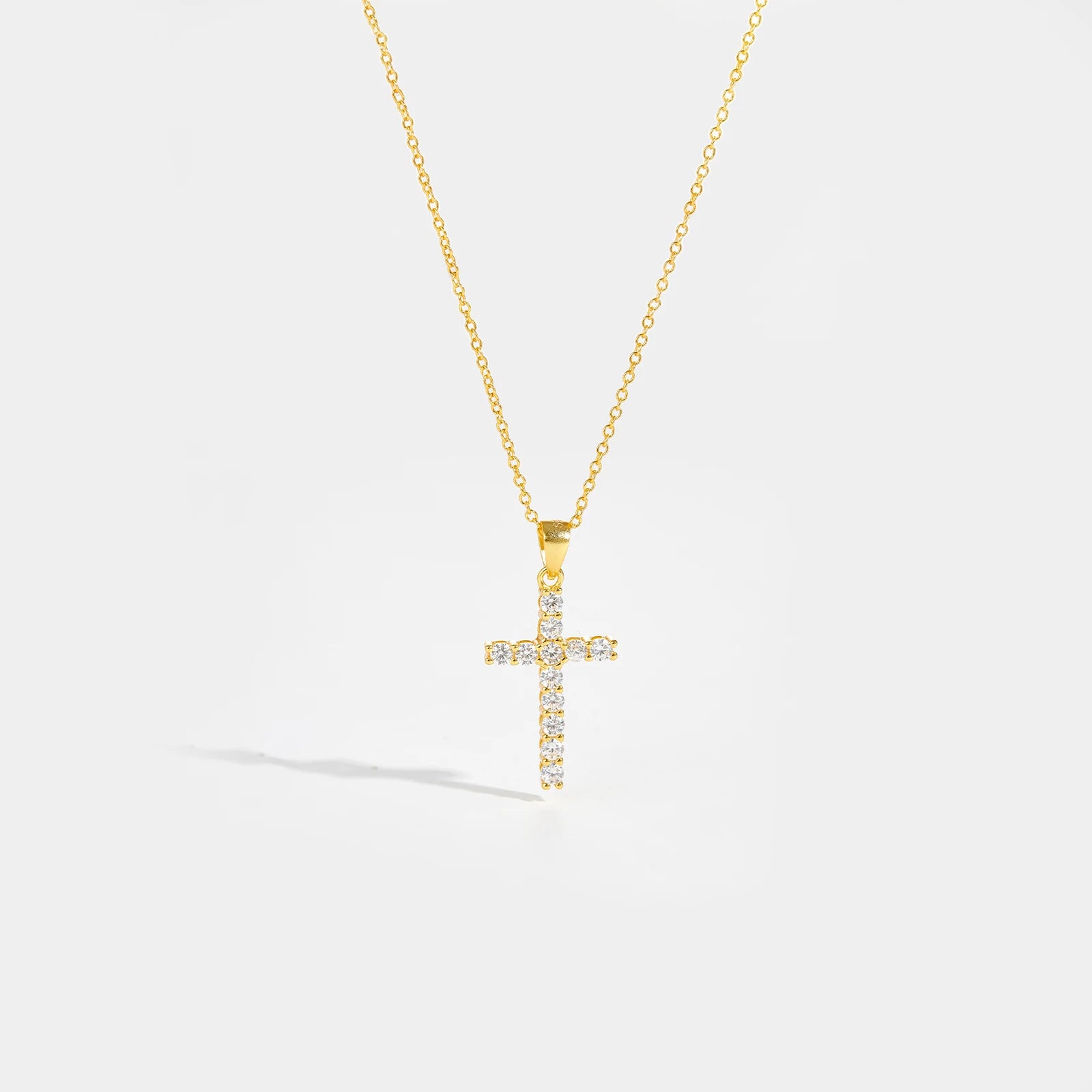 Midi Cross Pendant Necklace