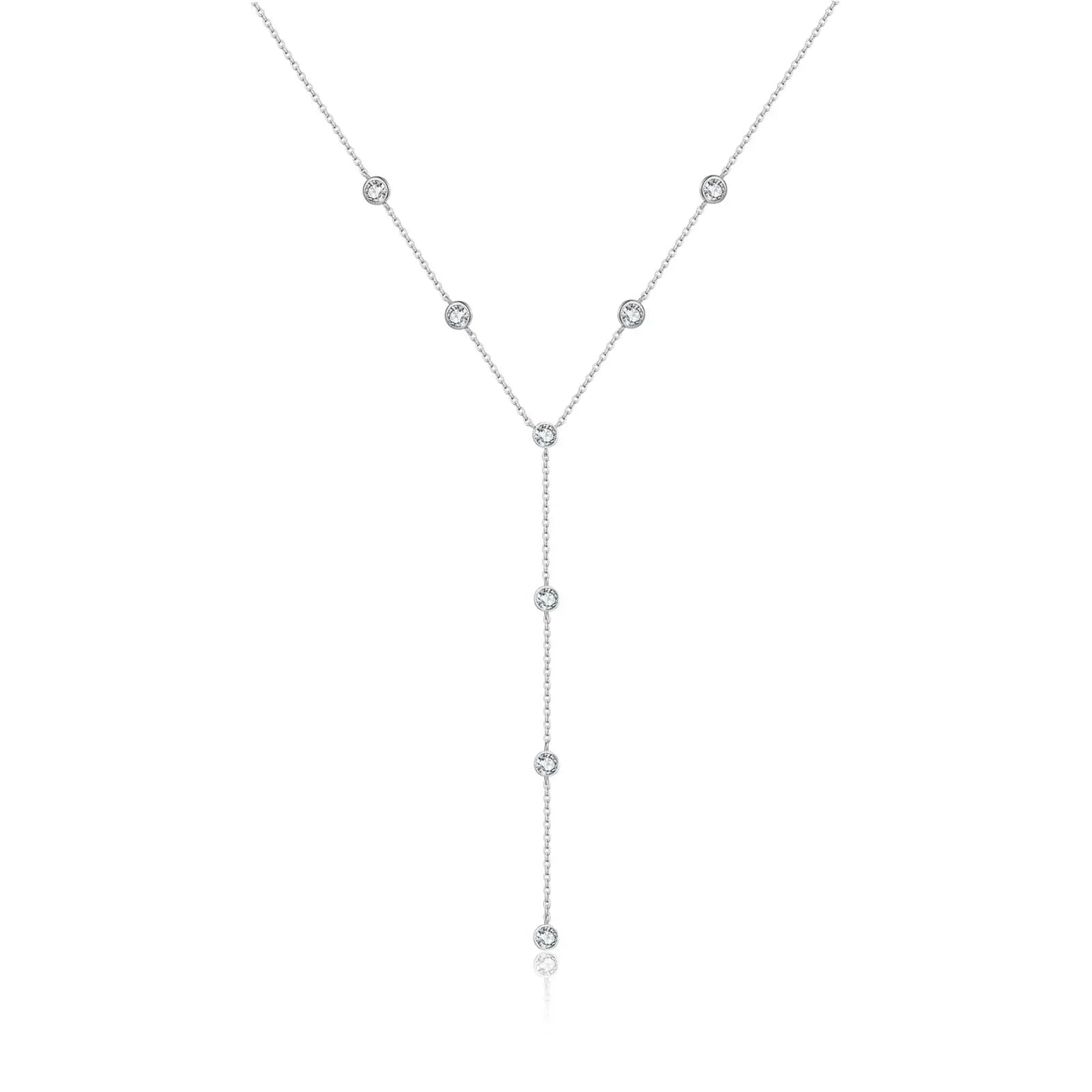 Shiny Dots Station Y Necklace