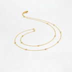 Shiny Dots Station Necklace