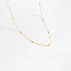 Shiny Dots Station Necklace