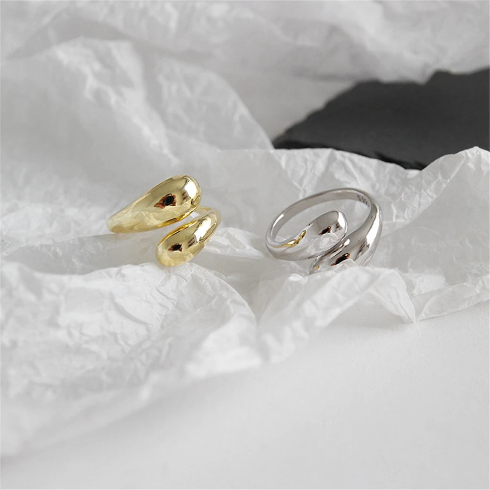 Overlapped Adjustable Statement Ring