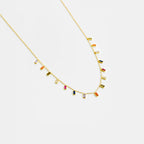 Square Rainbow Rain Necklace