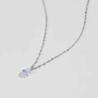 Floating Shiny Waterdrop Pendant Necklace