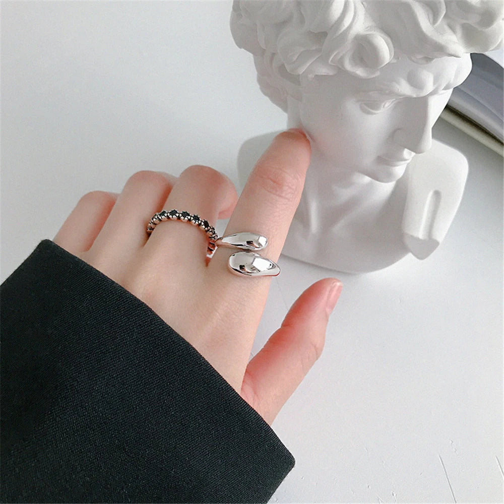 Overlapped Adjustable Statement Ring