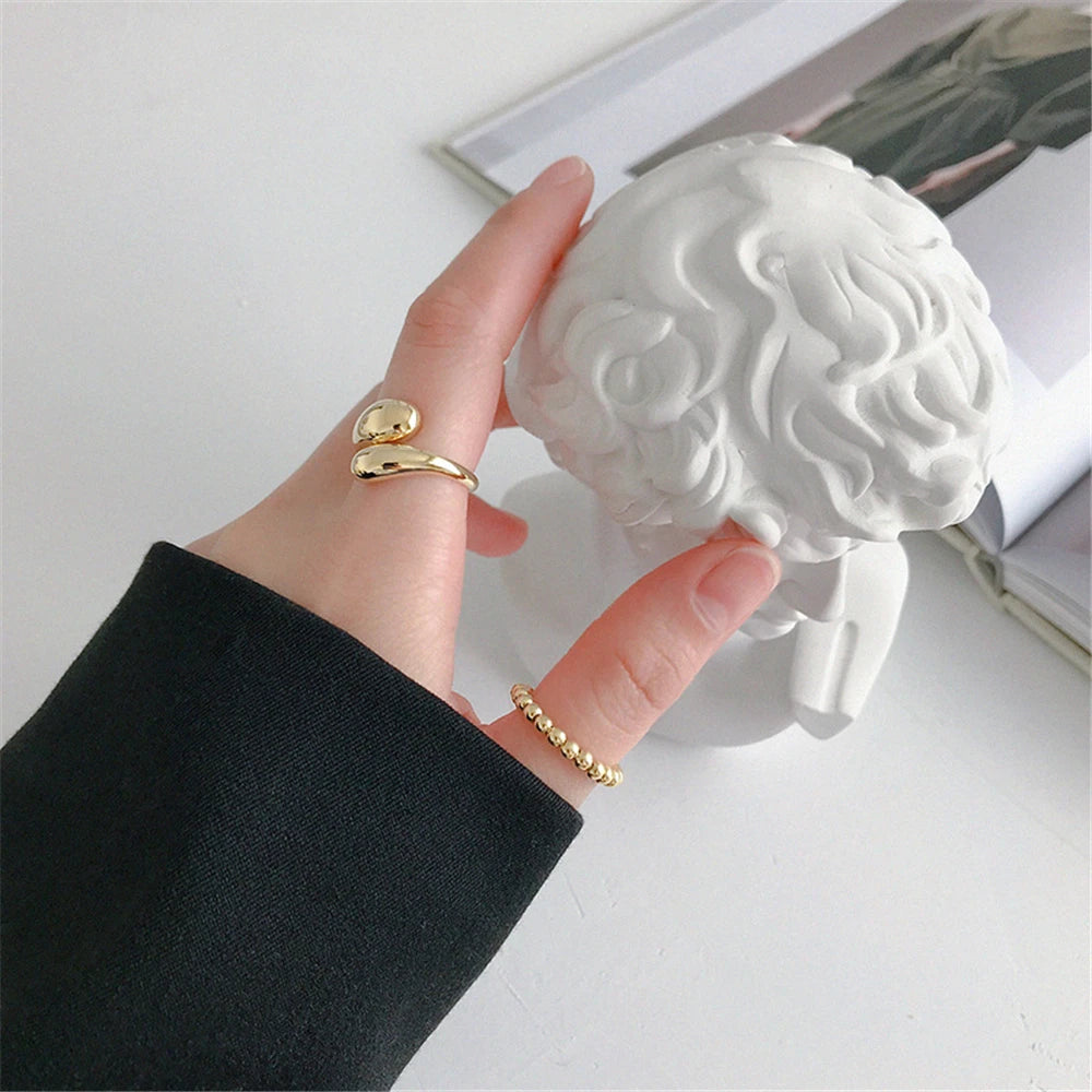 Overlapped Adjustable Statement Ring
