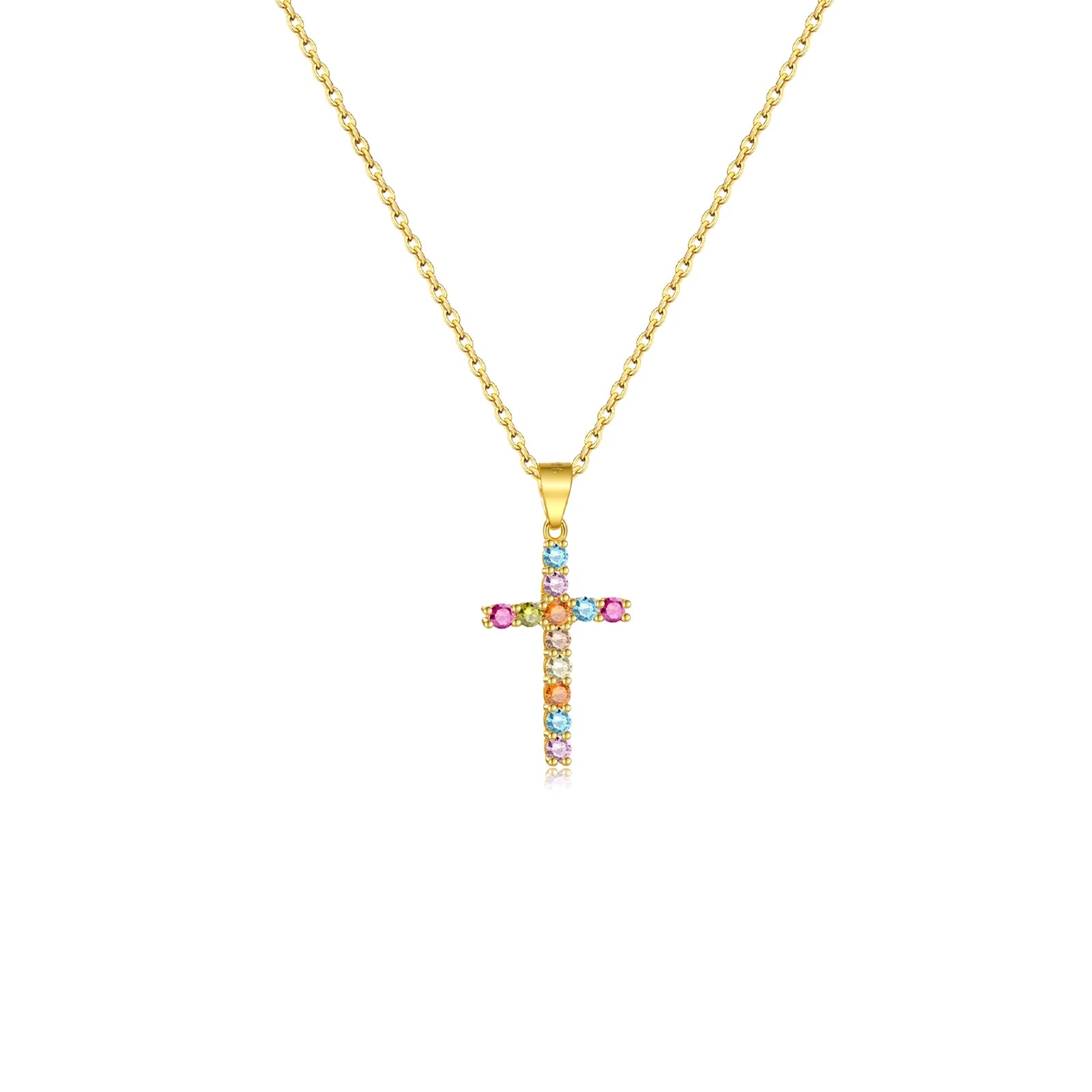 Midi Cross Pendant Necklace