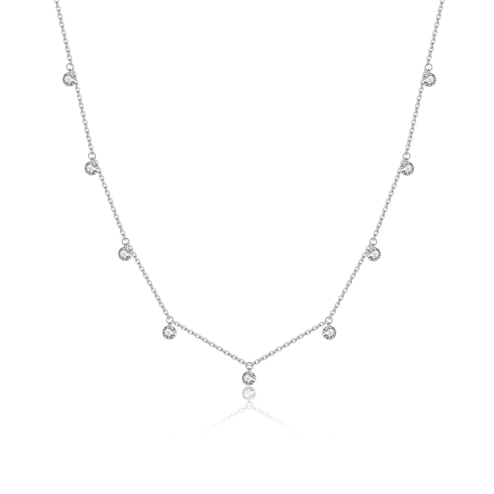 Floating Shiny Dots Necklace