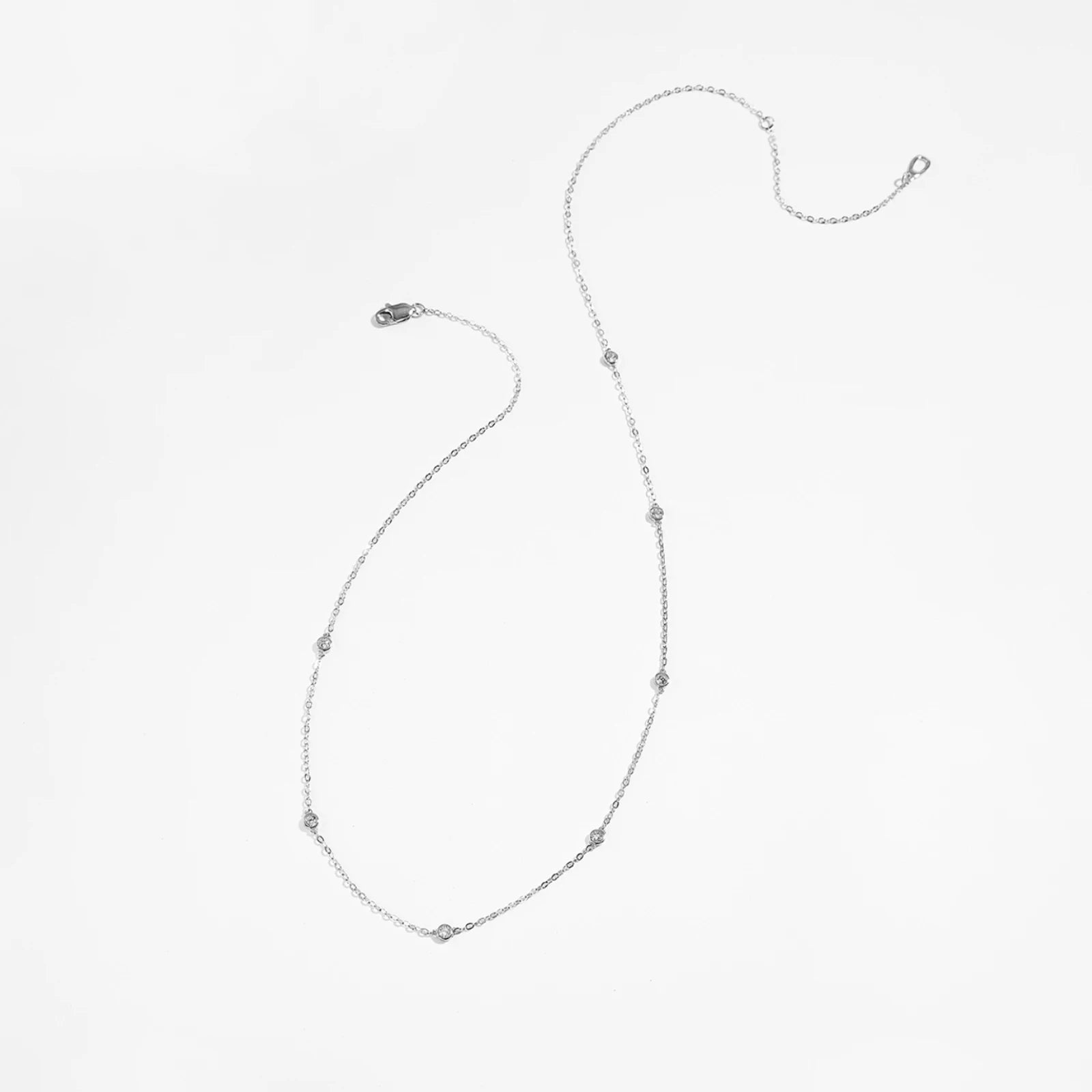 Shiny Dots Station Necklace