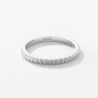 Striped Band Stacking Ring