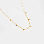 Oval Rain Station Necklace