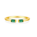 Grace Green Dots Adjustable Stacking Ring