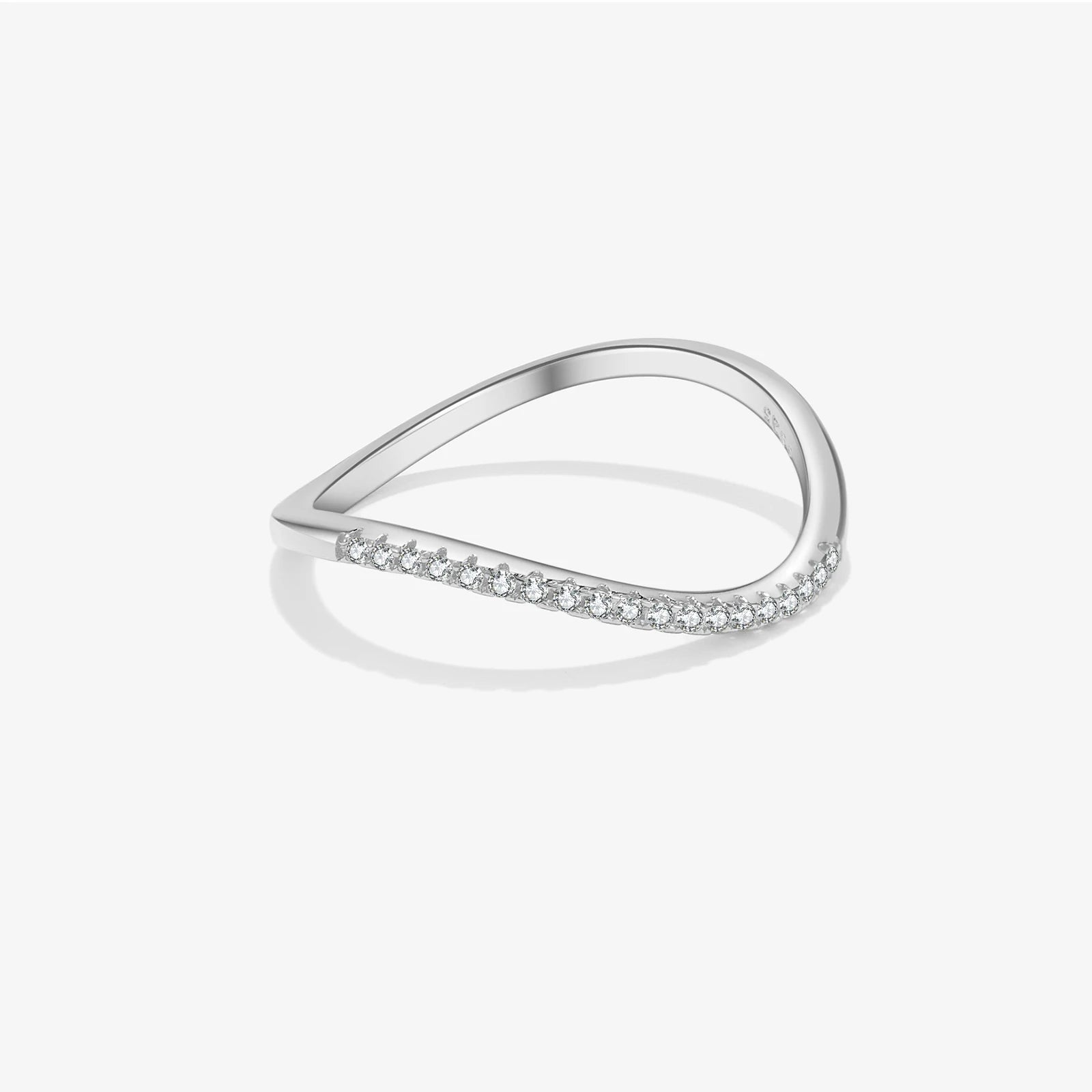 Slim Wave Dome Ring