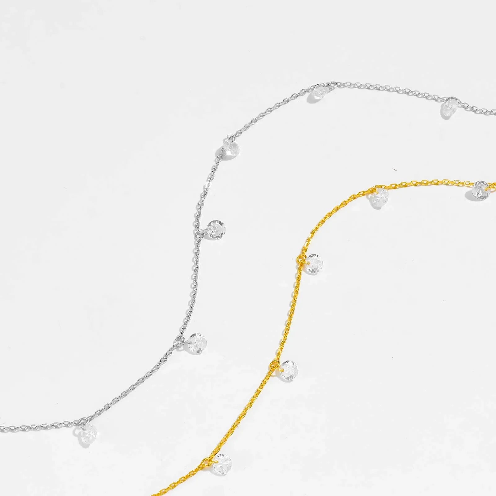 Floating Shiny Dots Necklace