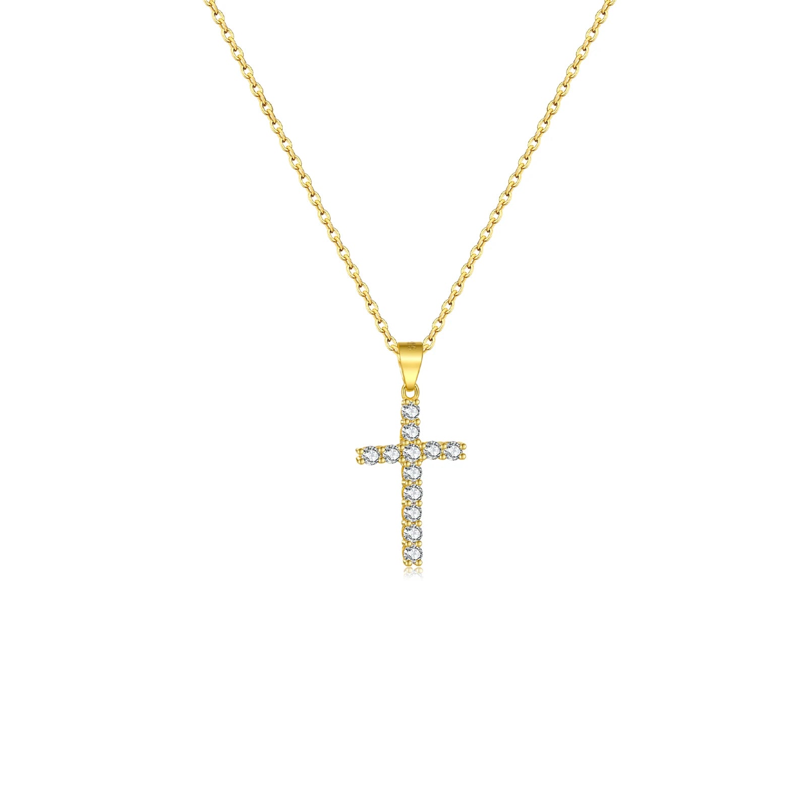 Midi Cross Pendant Necklace