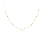 Shiny Dots Station Necklace