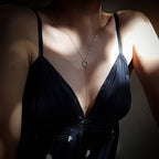 Shiny Circle Y Necklace