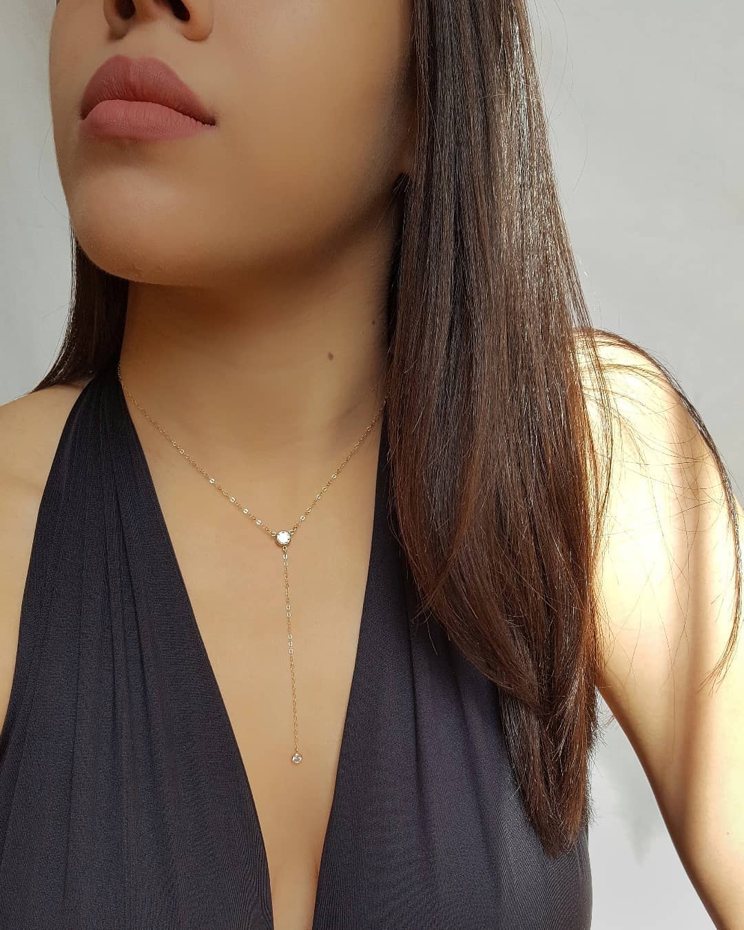 Shiny Dots Y Necklace