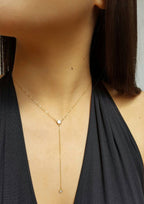 Shiny Dots Y Necklace