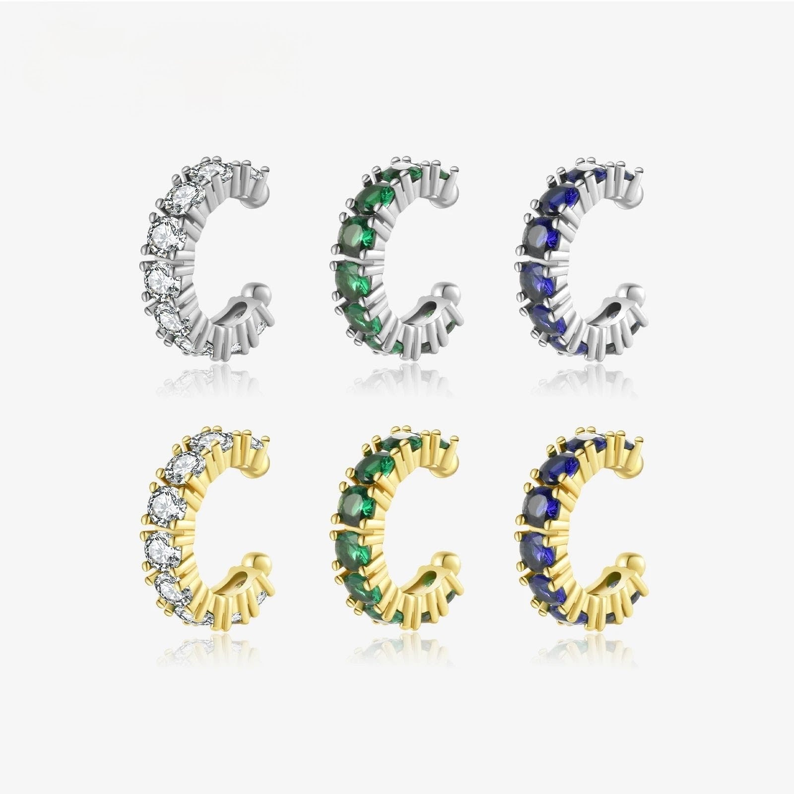 Echo Crystal Ear Cuff