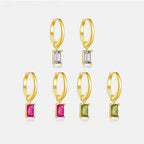 Eternal Crystal Huggie Hoop Earrings