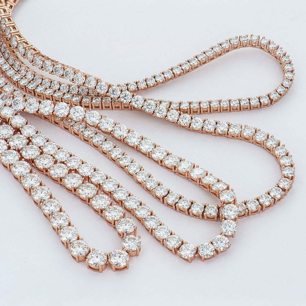 Moissanite Tennis Necklace